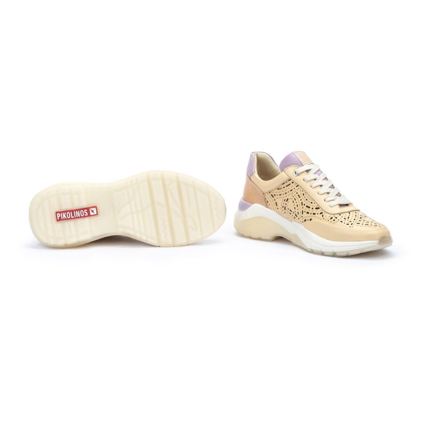 Women's Pikolinos NERJA Sneakers Beige | NZ V9A023Q